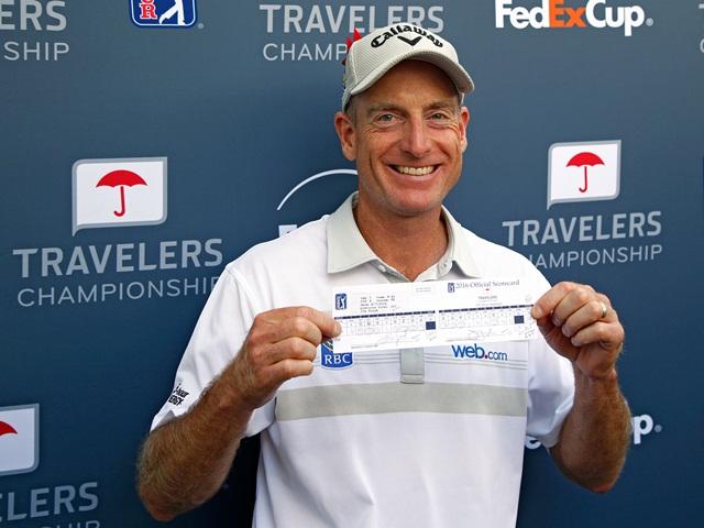Jim Furyk hit the lowest round in PGA Tour history here last year